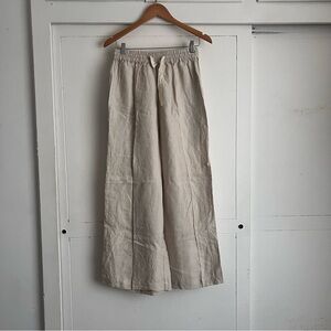 Reserved for @valleypoppy16 — Women's Beige Wide-Leg Pants